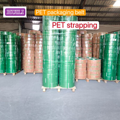 High-speed PET strapping with steel strap 9-25mm PET packaging belt with embossed surface