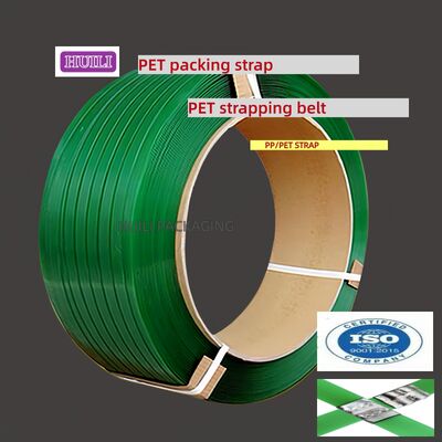 High-speed PET strapping steel strap 9-25mm PET packaging belt for pneumatic strapping machines