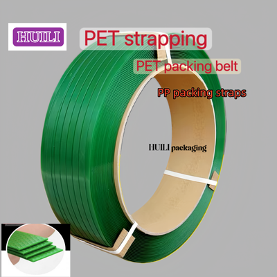 PP PET strapping 12mm High tensile strength PET strapping belt with for Handheld strapping machine
