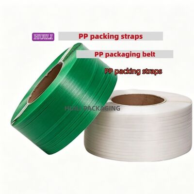 High-stretch PP packing belt 5mm transparent PP packaging belt for automatic strapping machines